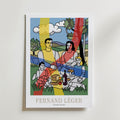 Fernand Leger Country Picnic Poster – med passepartout