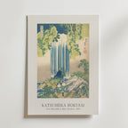 Katsushika Hokusai Yoro Waterfall in Mino Province 1832 Poster – med passepartout