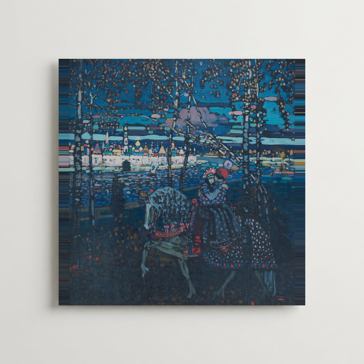 Wassily Kandinsky Riding Couple 1907 Poster – produktbild