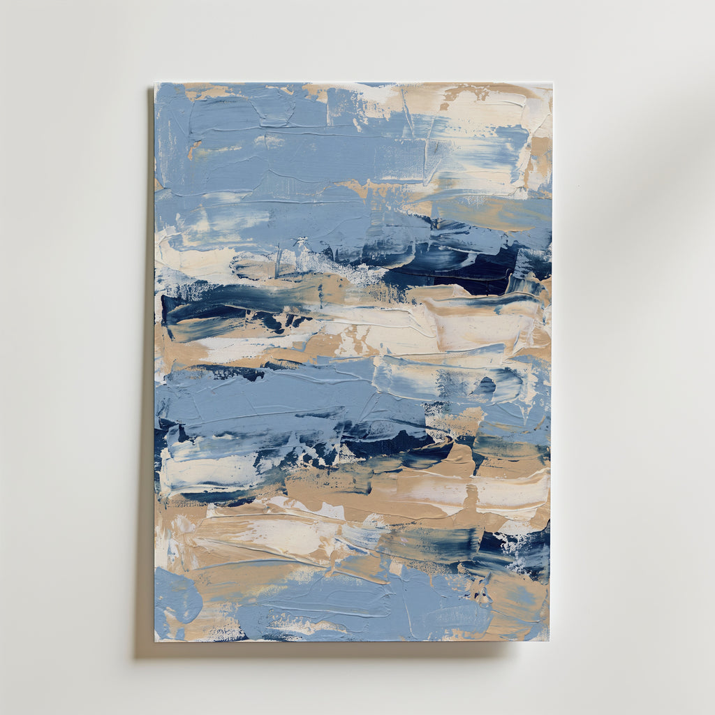 Coastal Strokes Poster – utan passepartout
