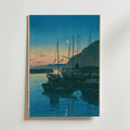 Hasui Kawase Dawn at Beppu 1928 Poster – utan passepartout