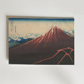 Katsushika Hokusai Thunderstorm Beneath the Summit 1831 Poster – utan passepartout