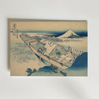 Katsushika Hokusai Ushibori in Hitachi Province 1831 Poster – utan passepartout