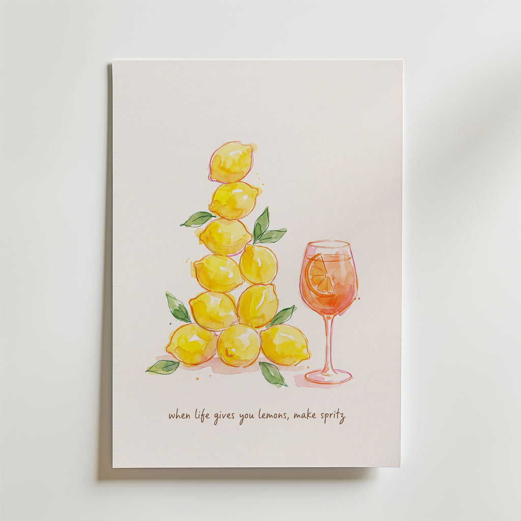 Make Spritz Poster – canvas utan passepartout