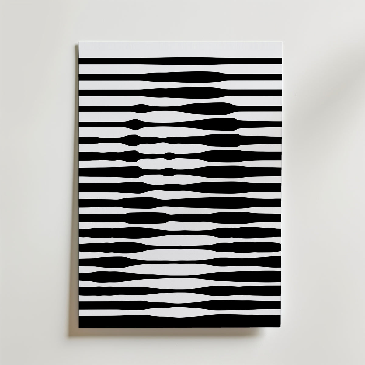 Waveform Stripes Poster – canvas utan passepartout