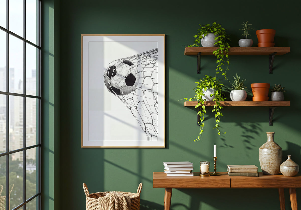 Back of the Net Poster – i rum 1