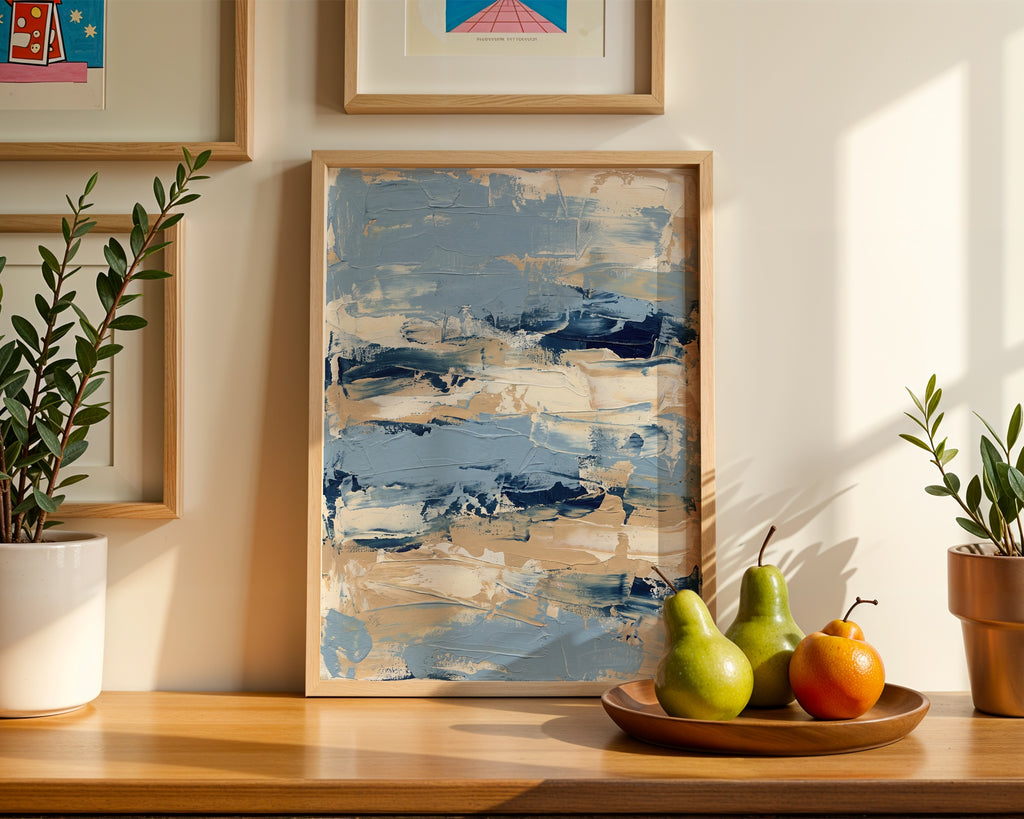 Coastal Strokes Poster – i rum 1