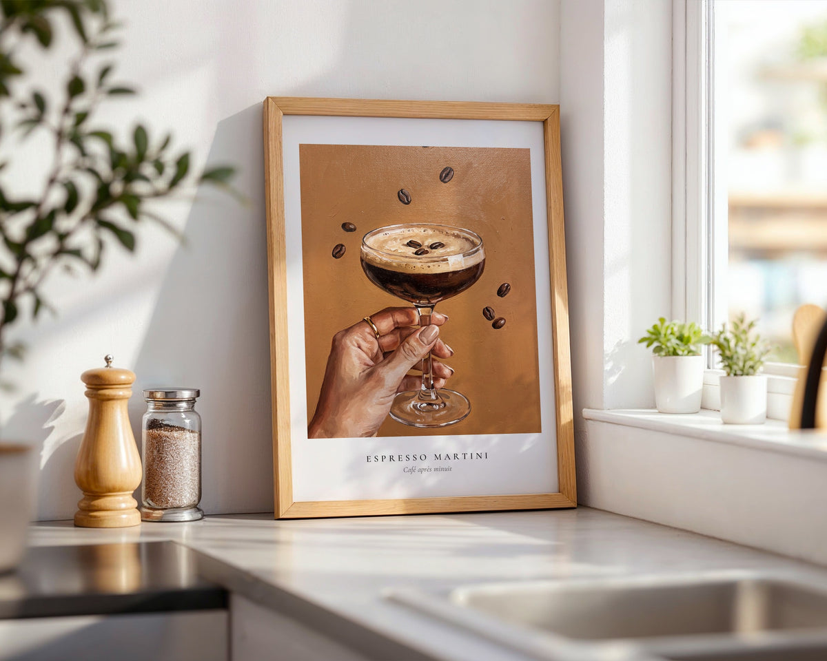 Espresso Martini Coupe Poster – i rum 1
