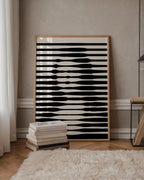 Waveform Stripes Poster – i rum 1