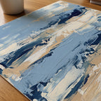Coastal Strokes Poster – närbild på papper