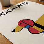 Doghaus Poster – närbild på papper