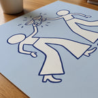 Skål Poster – närbild på papper