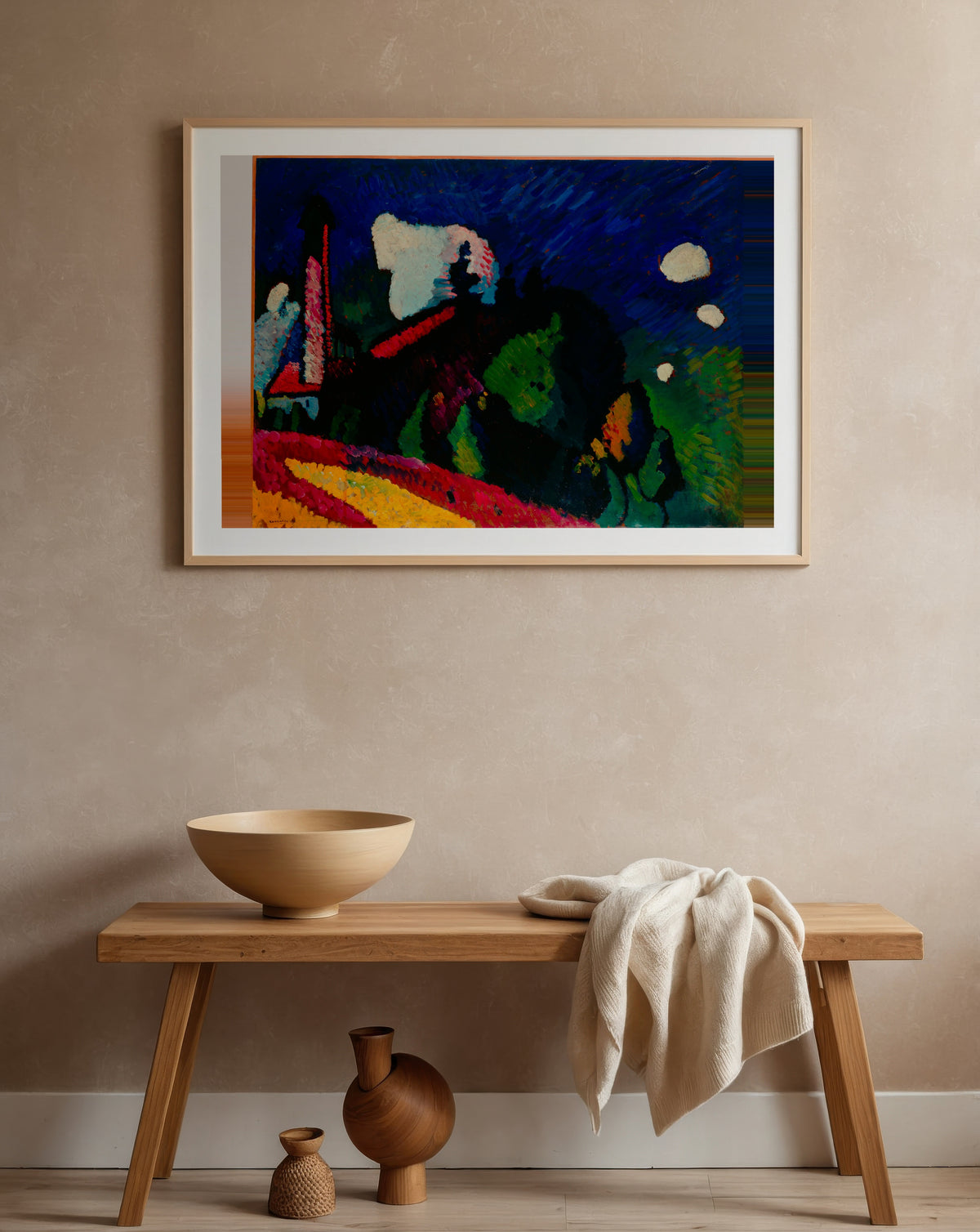 Wassily Kandinsky Murnau Landscape with Tower 1908 Poster – i rum 3