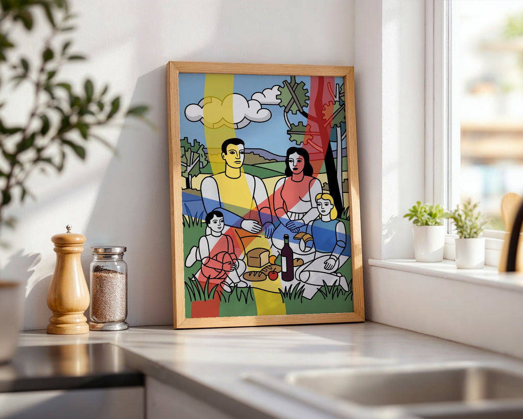 Fernand Leger Country Picnic Poster – i rum 2
