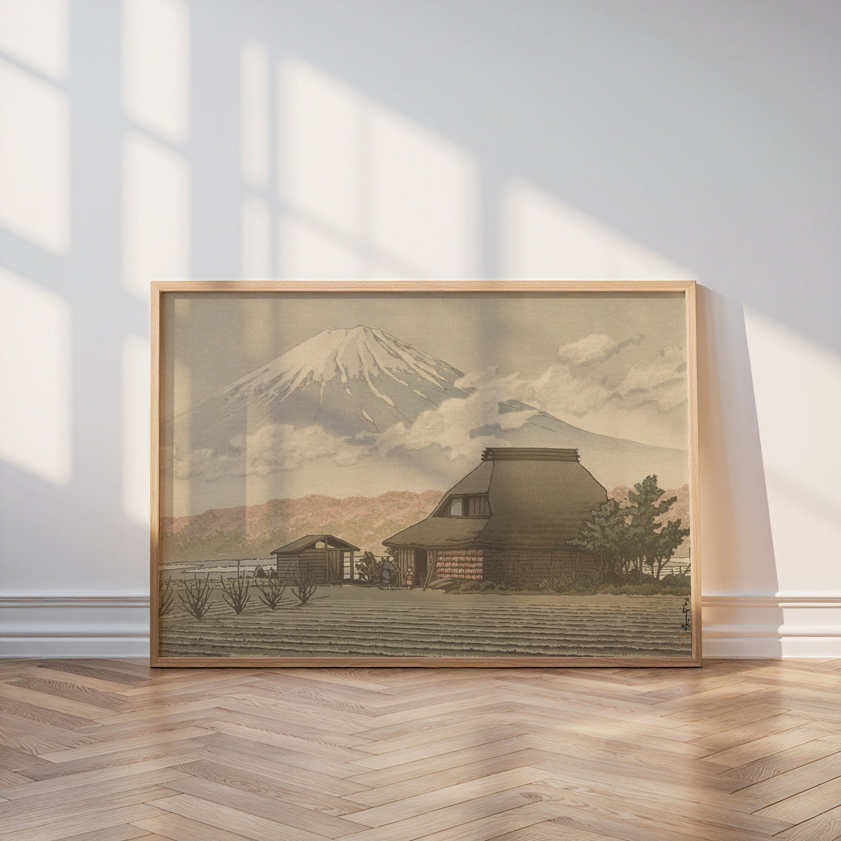 Hasui Kawase Mount Fuji from Narusawa 1936 Poster – i rum 3