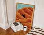Hidden Cat Dunes Poster – i rum 2