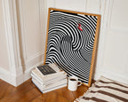 Op Art Surf Poster – i rum 2