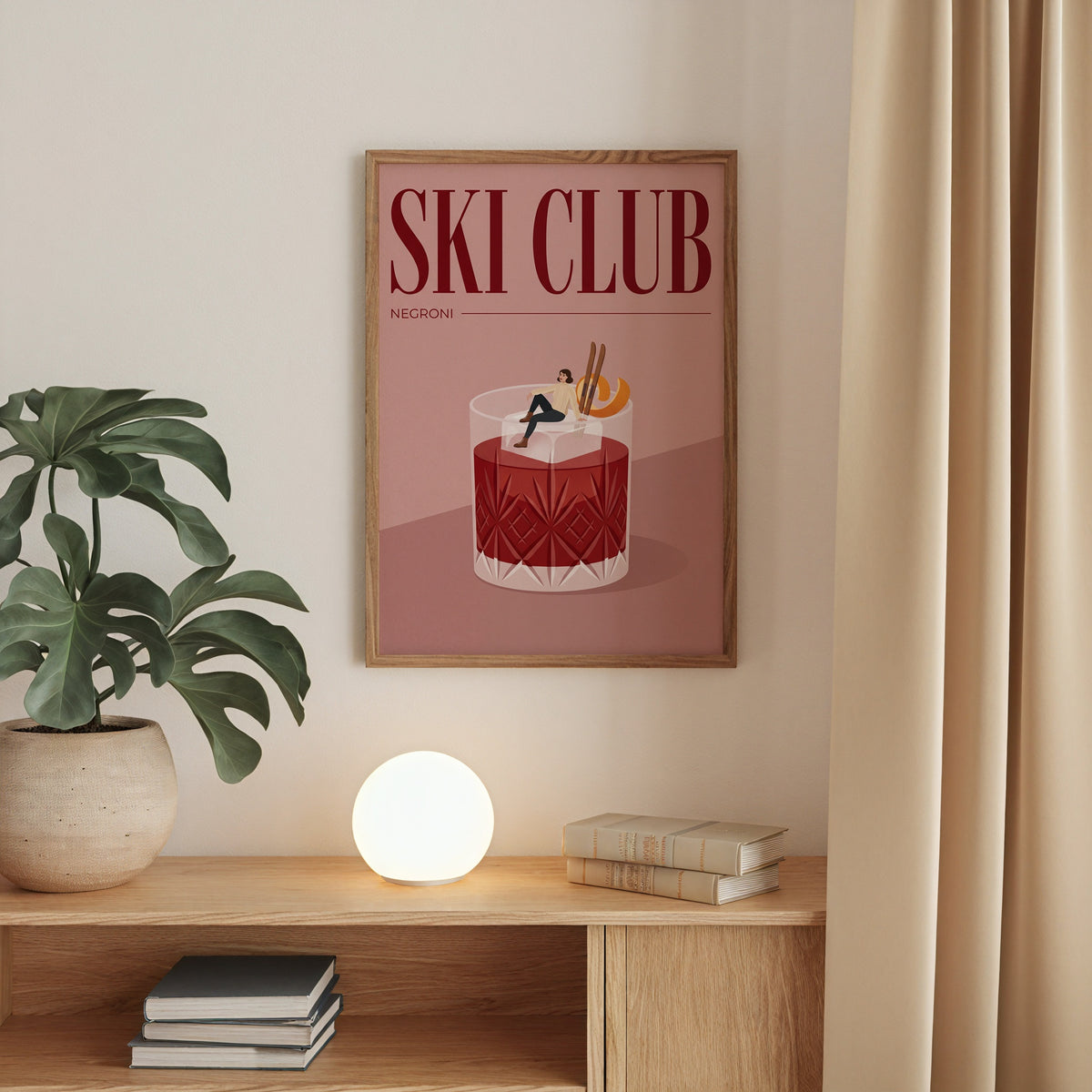 Ski Club Negroni Poster – i rum 2