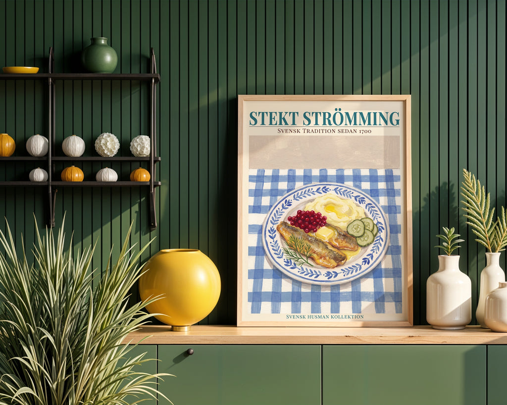 Stekt strömming Poster – i rum 3