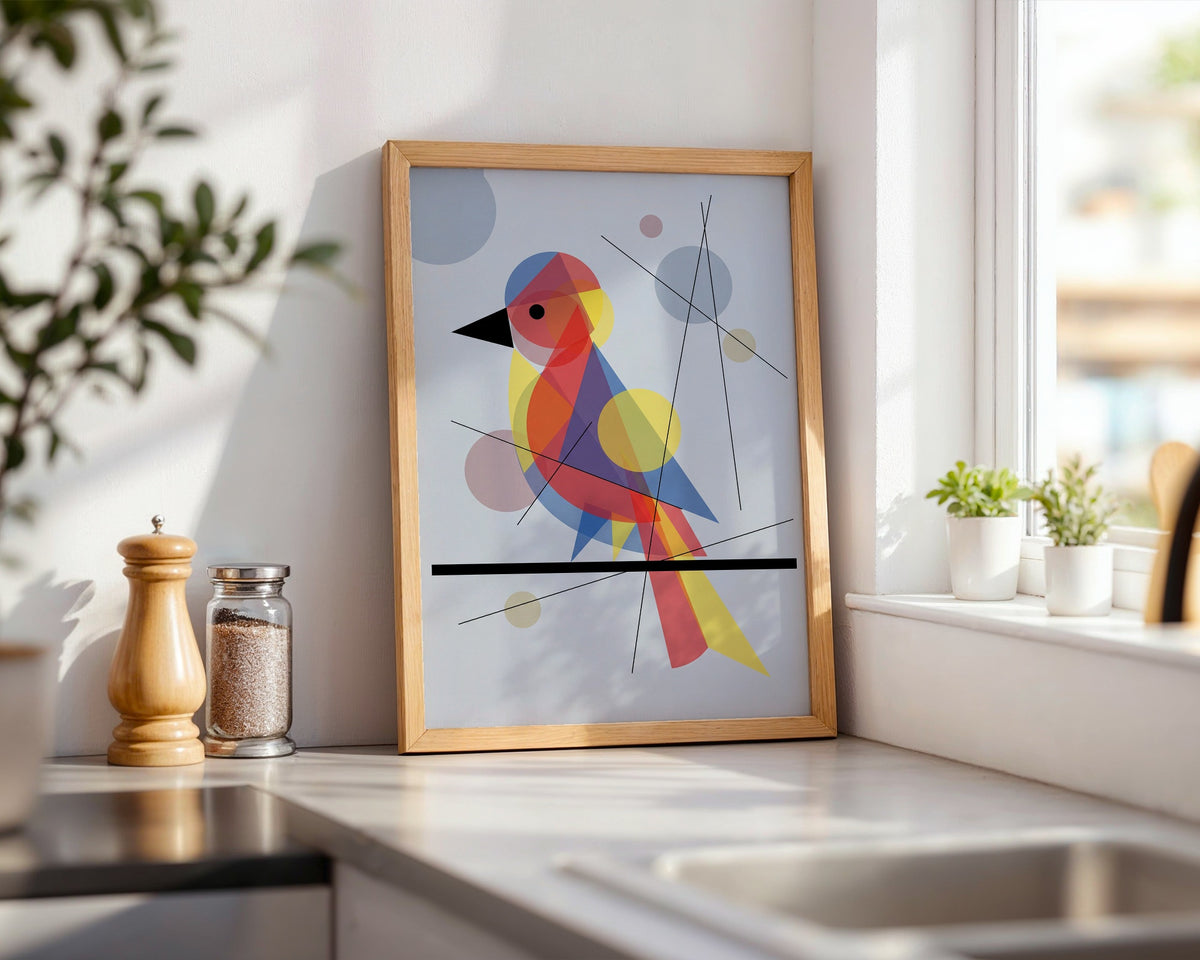 Wassily Kandinsky Bird on a Line Poster – i rum 2