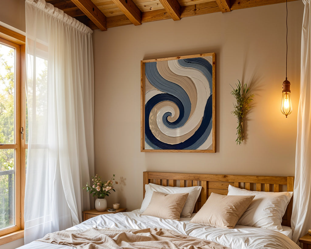 Indigo Spiral Poster – i rum 3