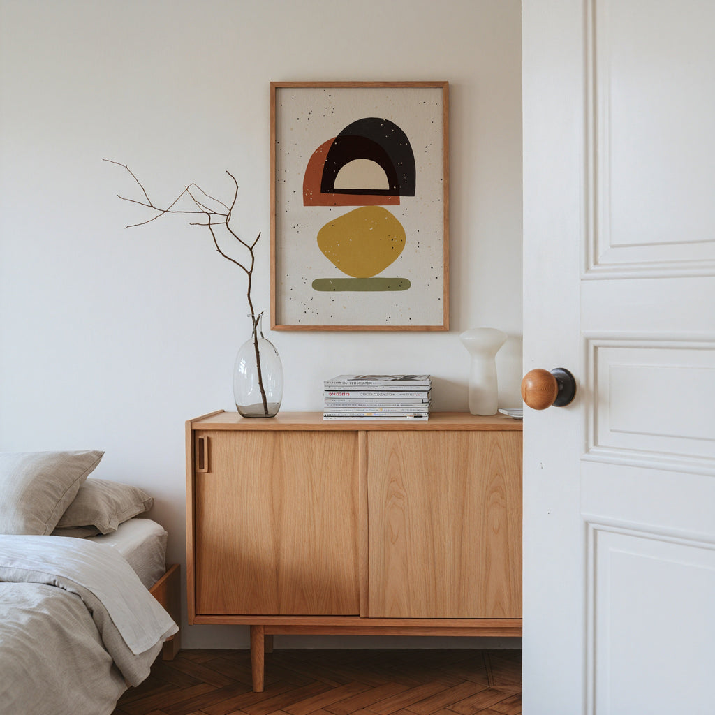 Mid-Century Balance Poster – i rum 3