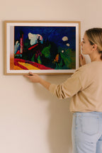 Wassily Kandinsky Murnau Landscape with Tower 1908 Poster – i rum 5