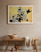 Katsushika Hokusai Hydrangea and Swallow 1834 Poster – i rum 5