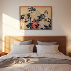 Katsushika Hokusai Peonies and Butterfly 1833 Poster – i rum 5