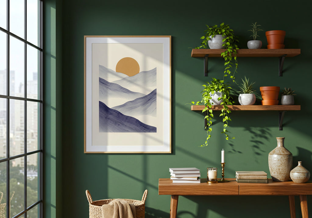 Indigo Mountains Poster – i rum 5