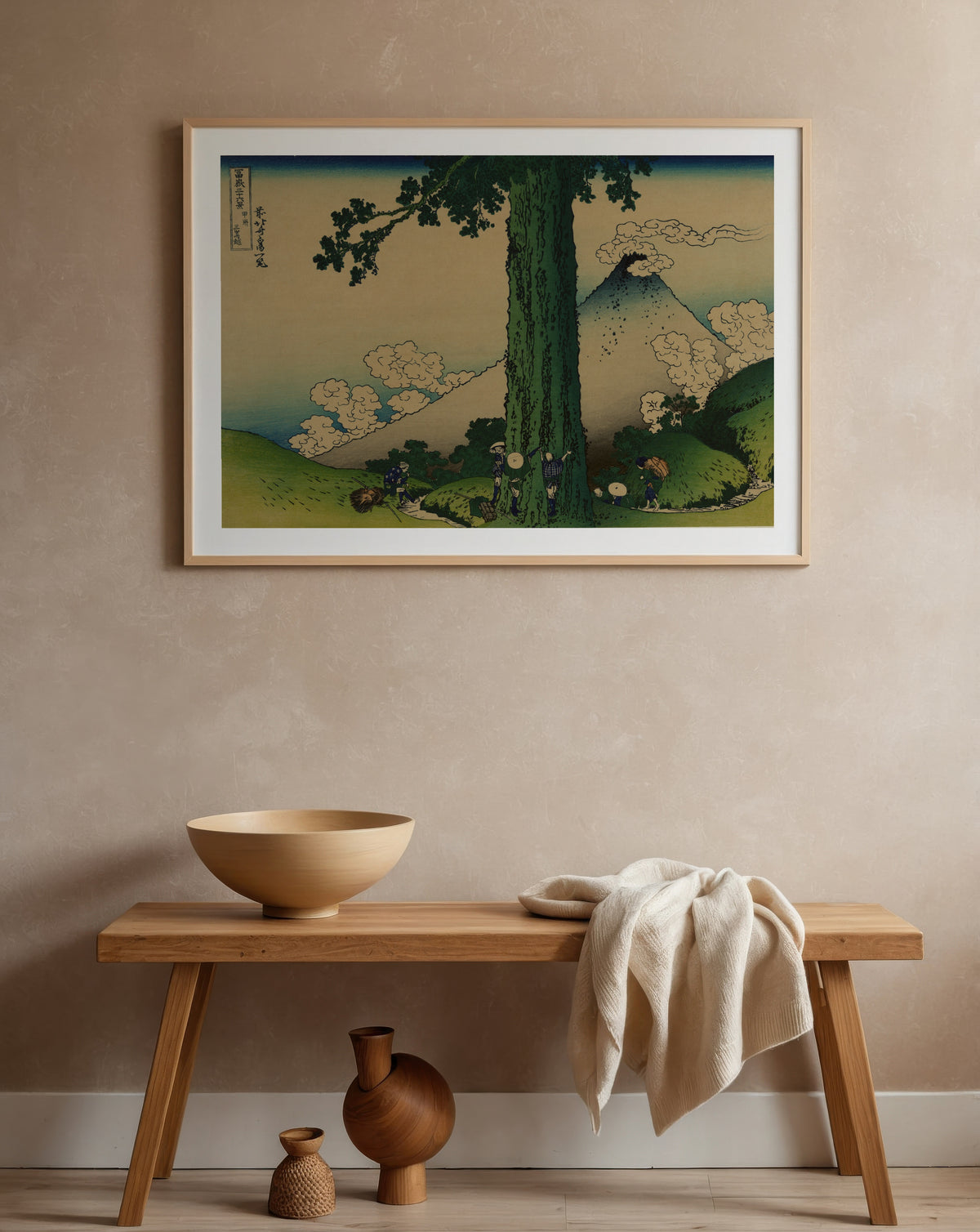 Katsushika Hokusai Mishima Pass in Kai Province 1831 Poster – i rum 6