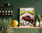 Rapeseed Rush Hour Poster – i rum 5