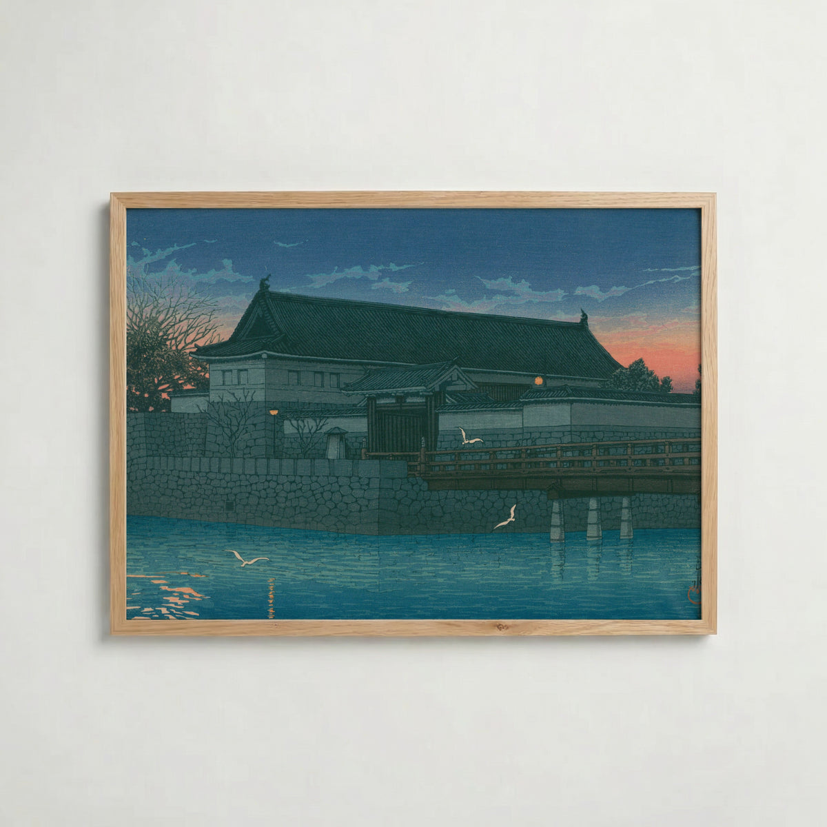 Hasui Kawase Hirakawa Gate 1930 Poster – ekram