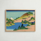 Katsushika Hokusai Lake Hakone in Sagami Province 1831 Poster – ekram