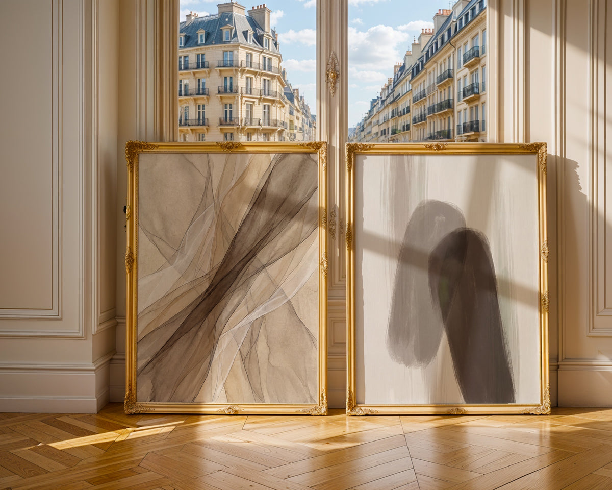Leaning In Poster – två posters i rum 1
