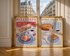 Toscakaka Poster – två posters i rum 2