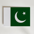Pakistan National Flag Poster – modern konst och stilren konsttryck för hemmet hos Bozetto