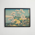 Katsushika Hokusai Fuji from Gotenyama at Shinagawa 1831 Poster – svart ram
