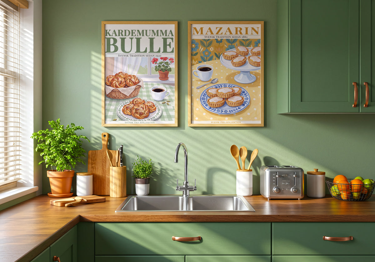 Mazarin Poster – två posters i rum 3