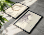 Nami no Oto Poster – två posters i rum 2