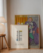 Piet Mondrian Composition with Red Yellow and Blue 1942 Poster – två posters i rum 3
