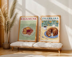 Tigerkaka Poster – två posters i rum 3