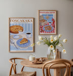 Toscakaka Poster – två posters i rum 3