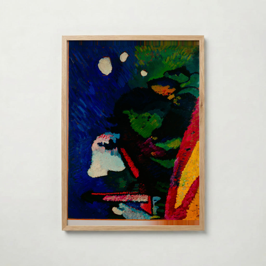 Wassily Kandinsky Murnau Landscape with Tower 1908 Poster – ekram