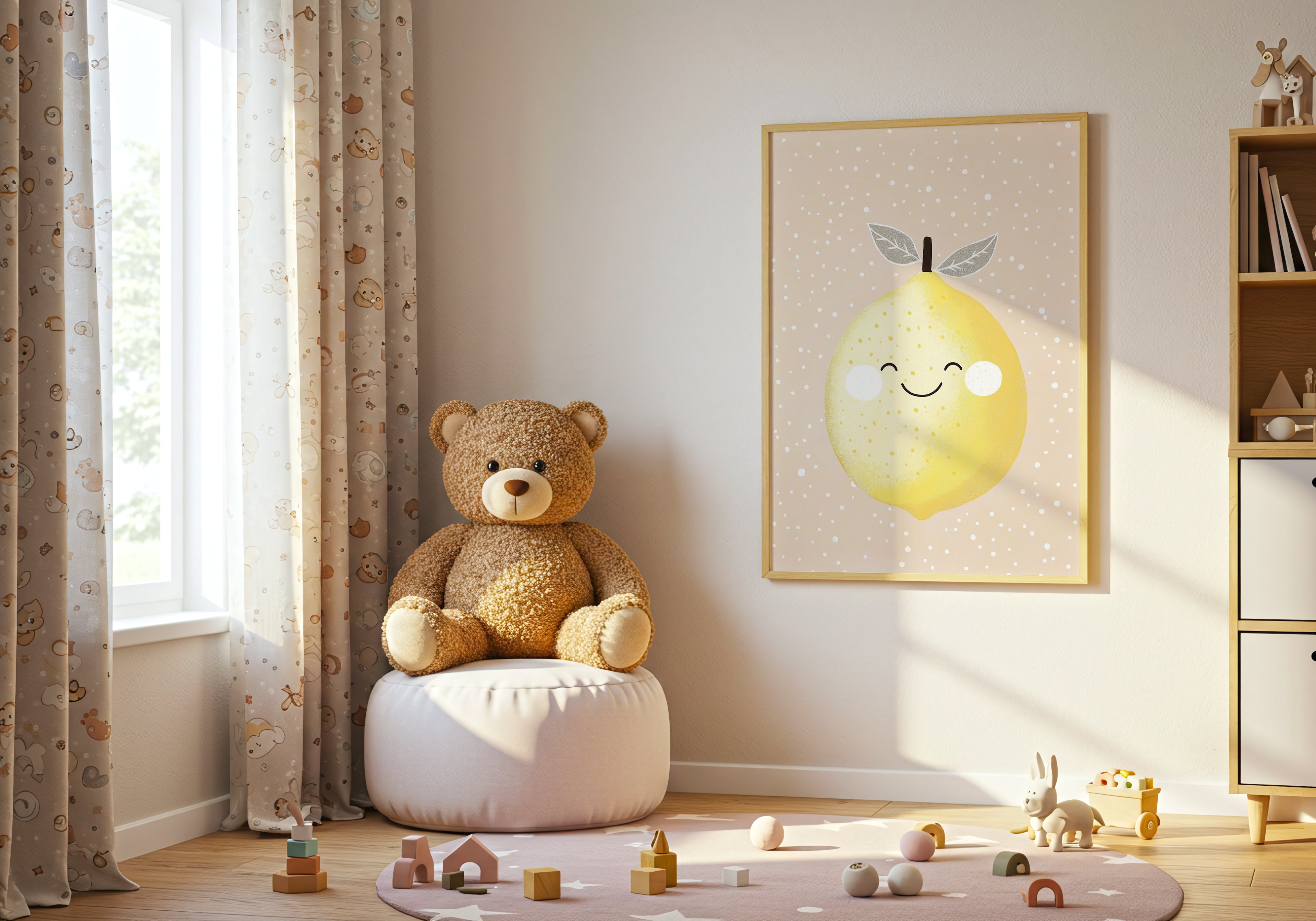 Happy Lemon No.3 poster visad rakt fram – Bozetto affisch i hög tryckkvalitet i hög tryckkvalitet