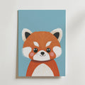 Cute Red Panda – stilfullt konsttryck från Bozetto, tryckt på matt finpapper i hög tryckkvalitet