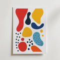 Playful Shapes – stilfullt konsttryck från Bozetto, tryckt på matt finpapper i hög tryckkvalitet