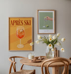 Après Ski Spritz Hour Poster – två posters i rum 3