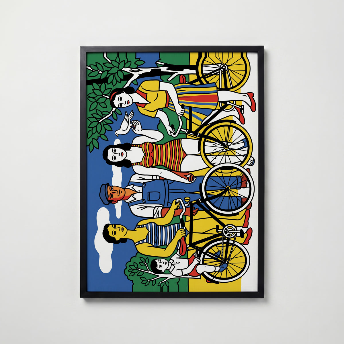 Fernand Leger Leisure 1949 Poster – svart ram
