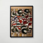 Fernand Leger The Village in the Forest 1914 Poster – svart ram